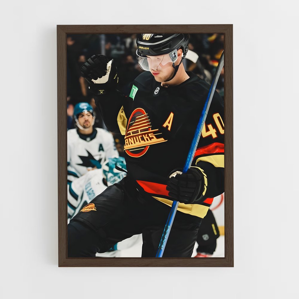 Poster Elias pettersson – affiche Hockey sur glace (vue 5)
